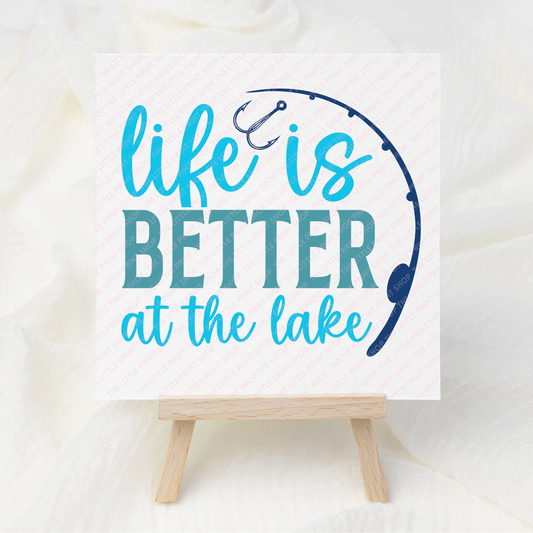 At The Lake - UV DTF 3 inch Decals