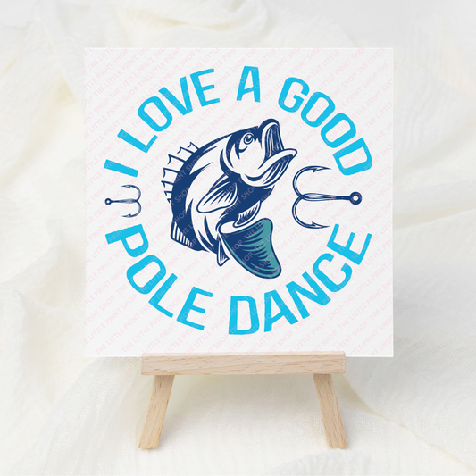 Pole Dance - UV DTF 3 inch Decals