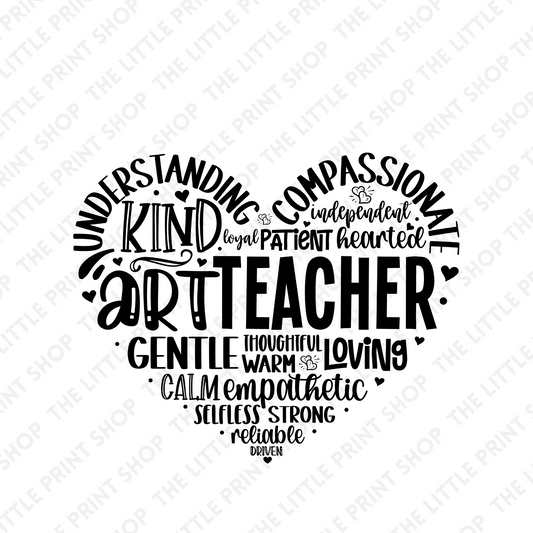 Art Teacher - UV DTF 3 inch Decals