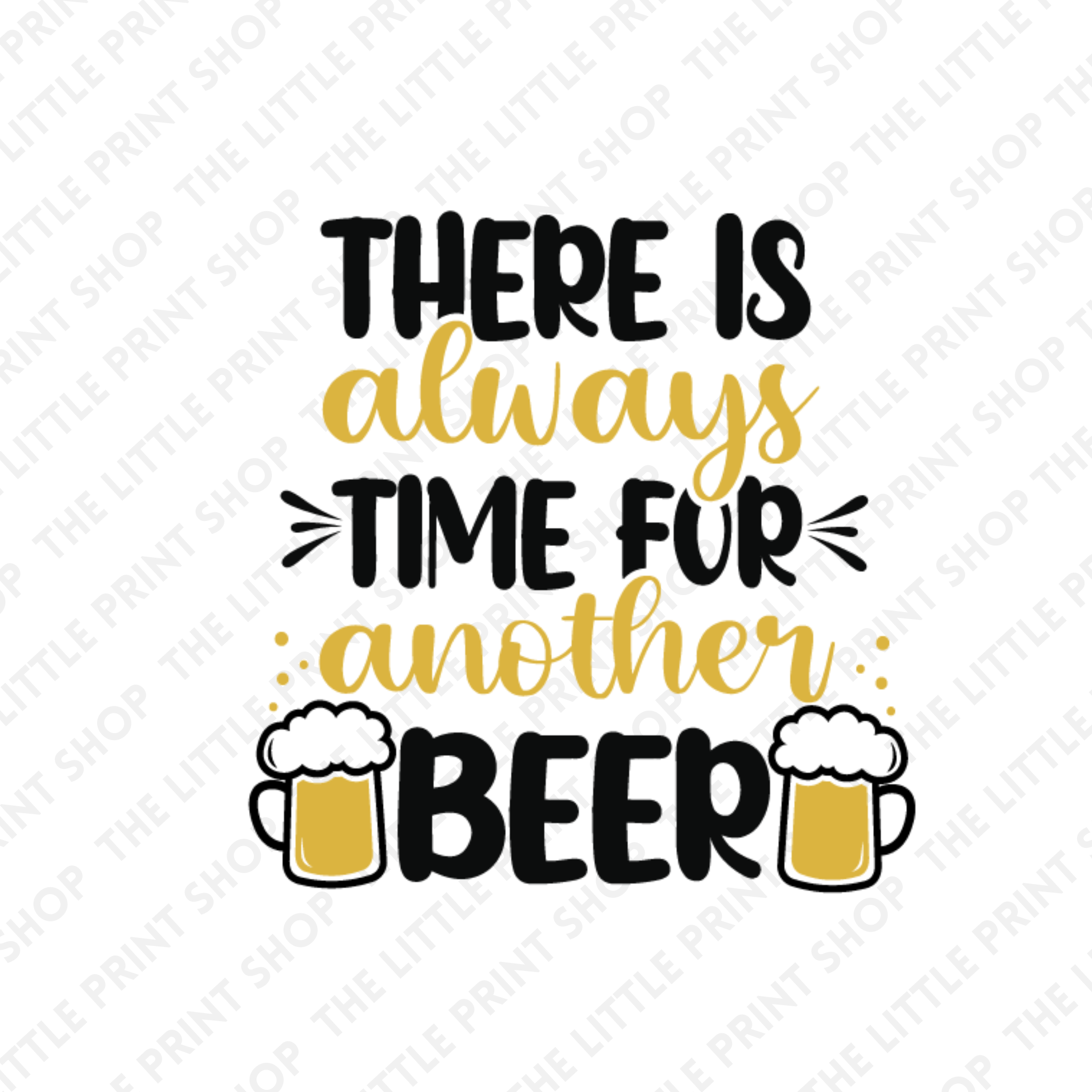 Another Beer - UV DTF 3 inch Decals – Little Print Shop