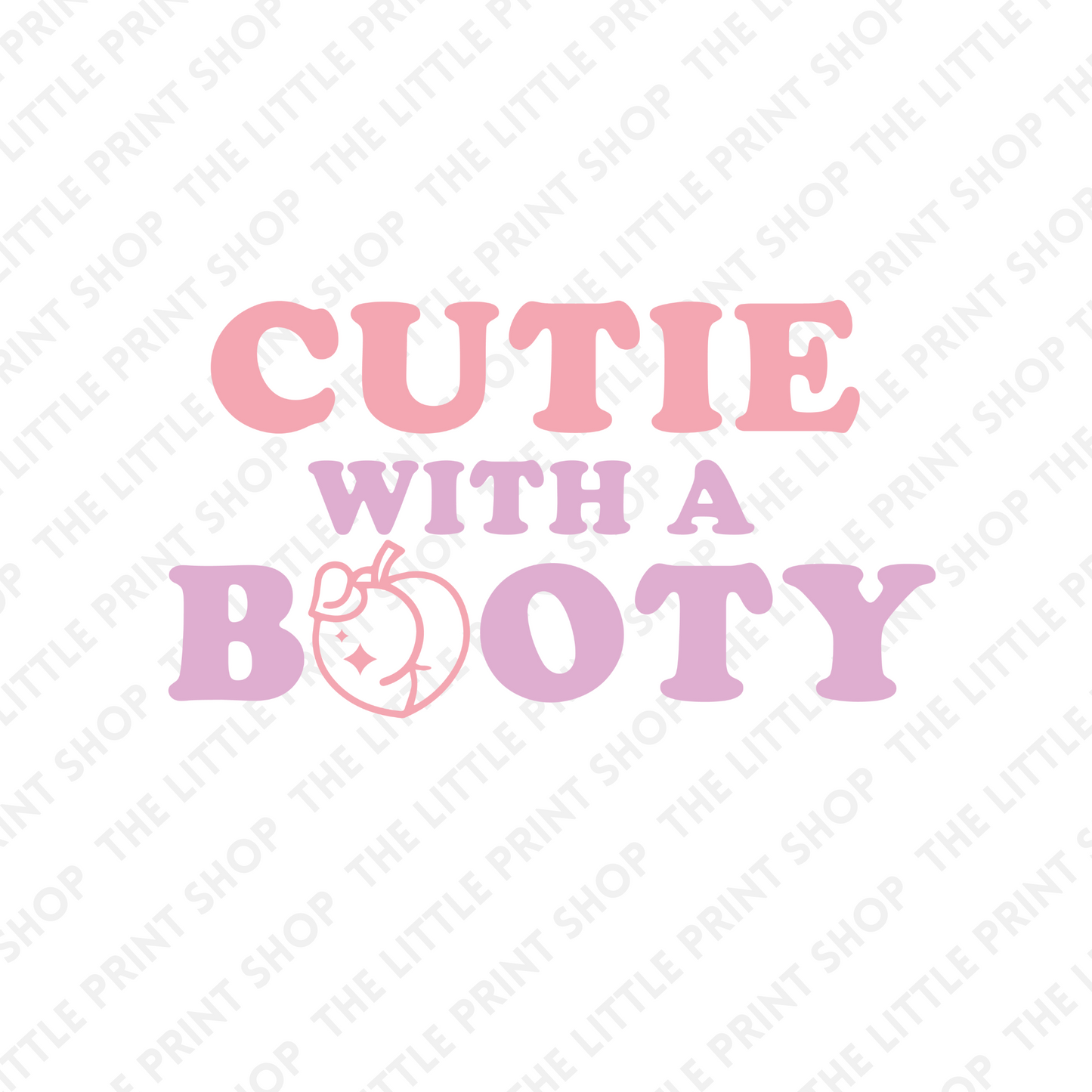 Booty - UV DTF 3 inch Decals