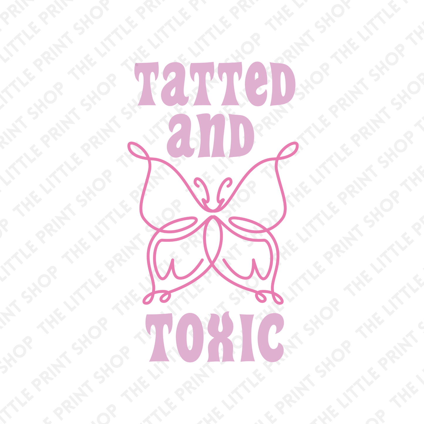 Toxic - UV DTF 3 inch Decals