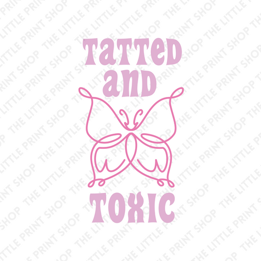 Toxic - UV DTF 3 inch Decals