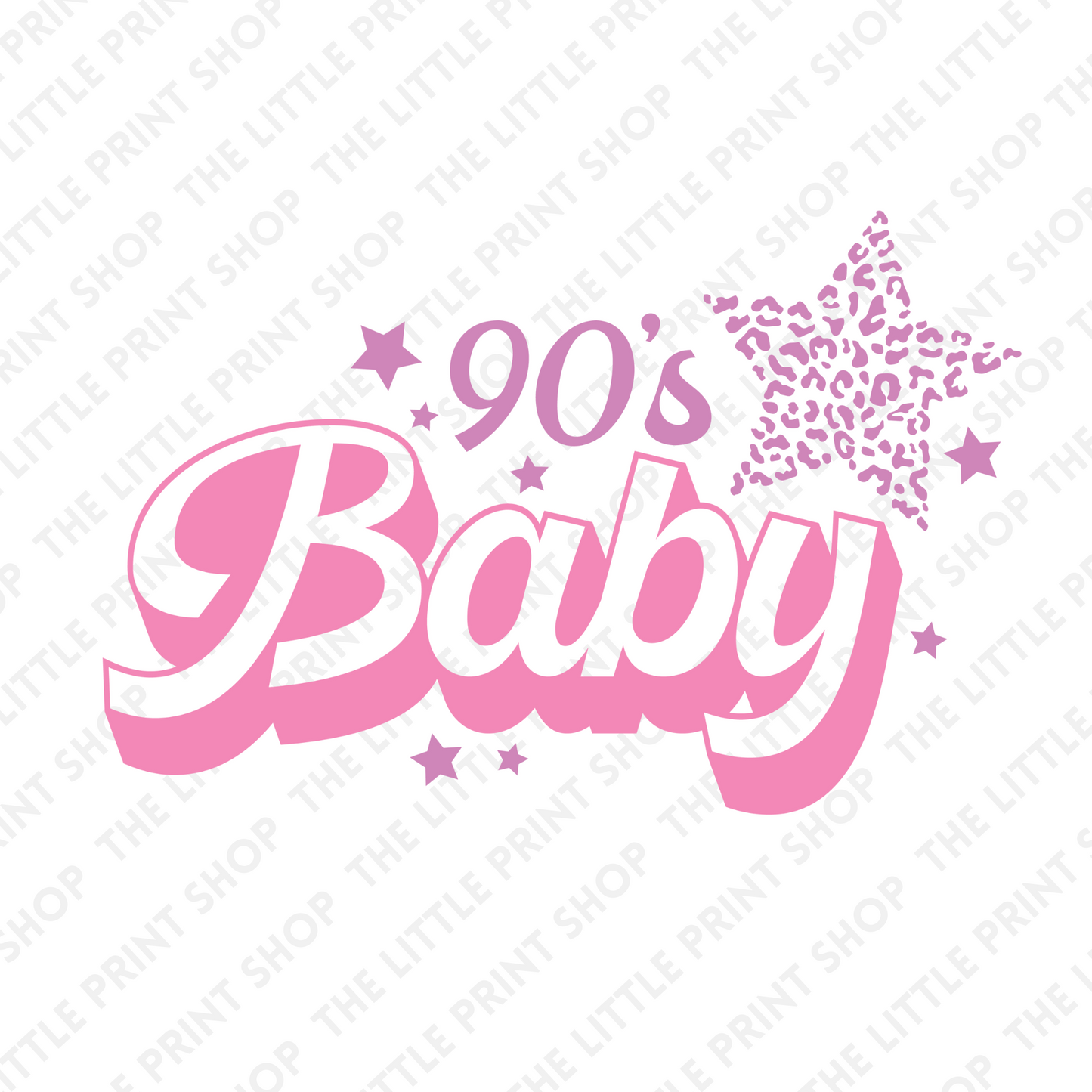 90's Baby - UV DTF 3 inch Decals