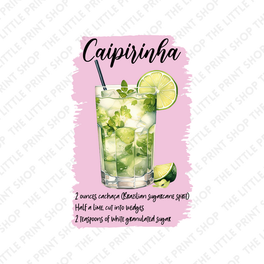 Caipirinha- UV DTF 3 inch Decals