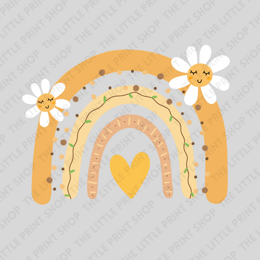Daisy Rainbow - UV DTF 3 inch Decals