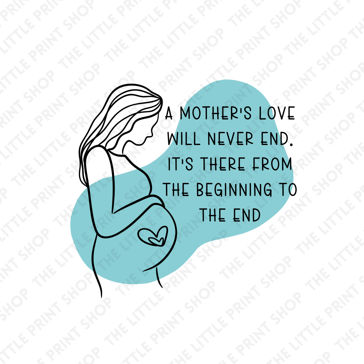 Mum To Be - Green - UV DTF 3 inch Decals