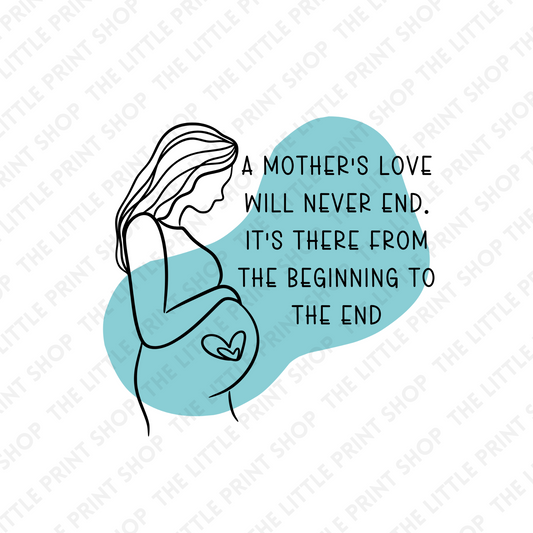 Mum To Be - Green - UV DTF 3 inch Decals