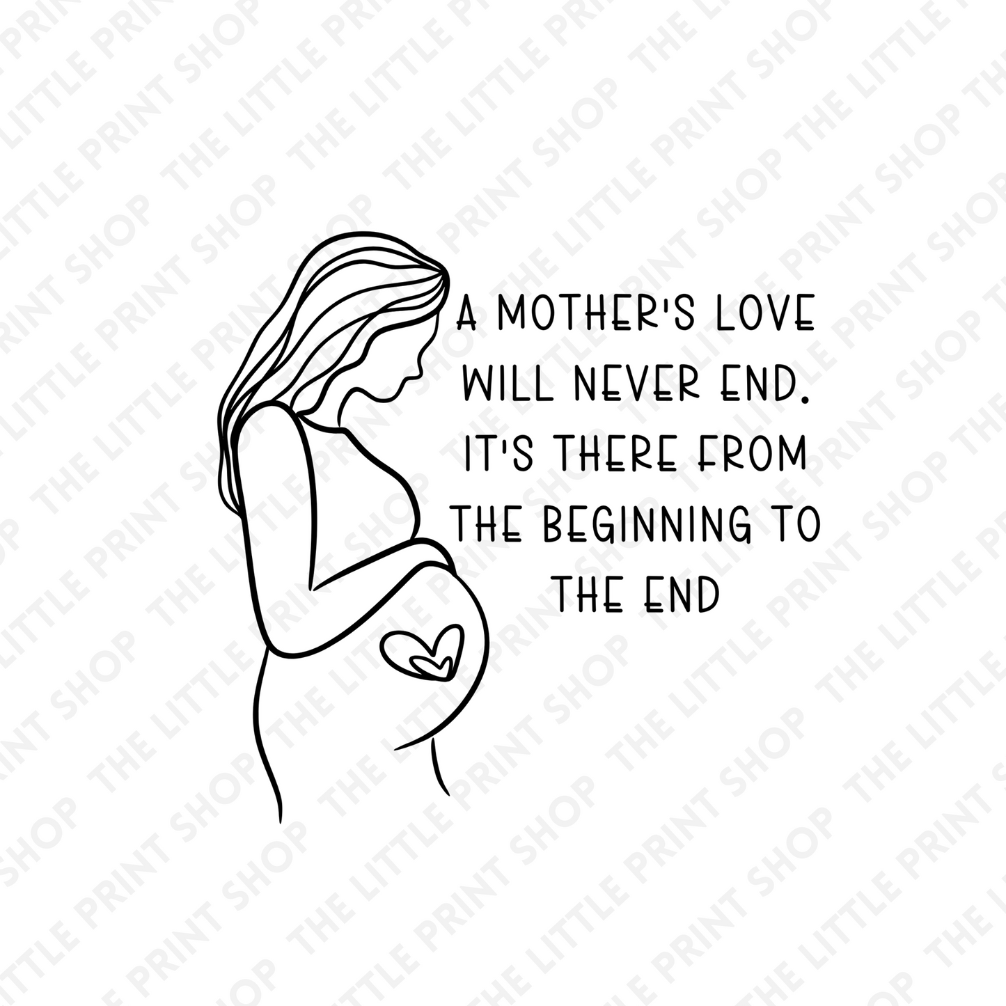 Mum To Be Quote - UV DTF 3 inch Decals