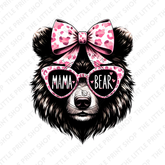 Mama Bear - UV DTF 3 inch Decals