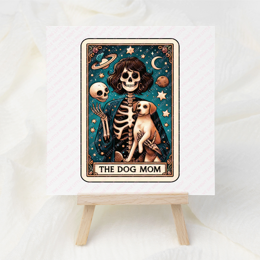 The Dog Mom - UV DTF 3 inch Decals