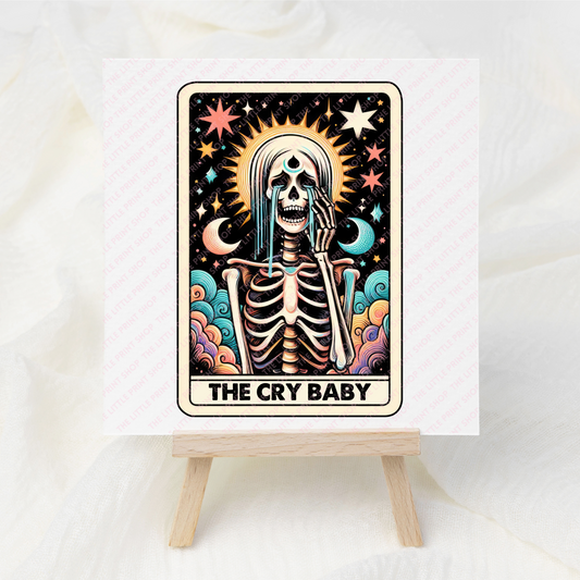 The Cry Baby - UV DTF 3 inch Decals