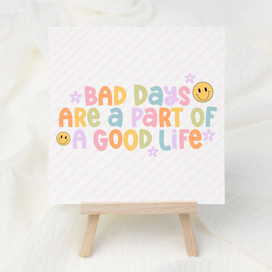 Good Life - UV DTF 3 inch Decals