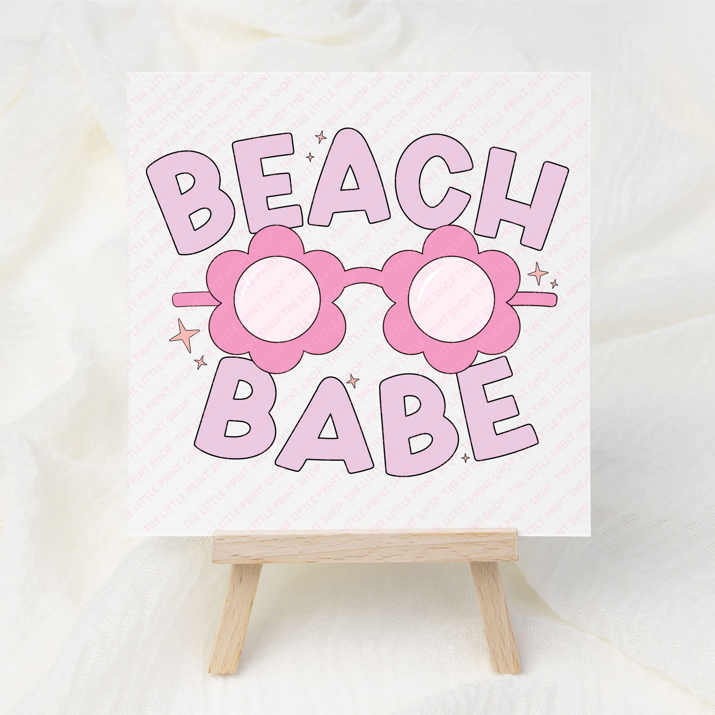 Beach Babe - UV DTF 3 inch Decals