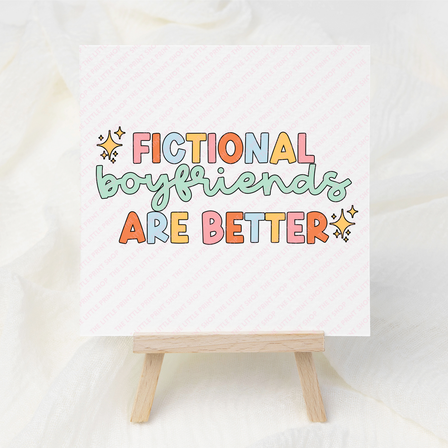 Fictional Boyfriend - UV DTF 3 inch Decals