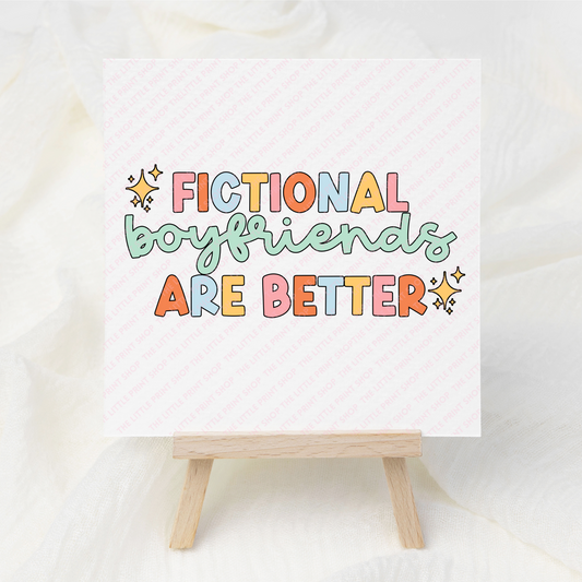 Fictional Boyfriend - UV DTF 3 inch Decals