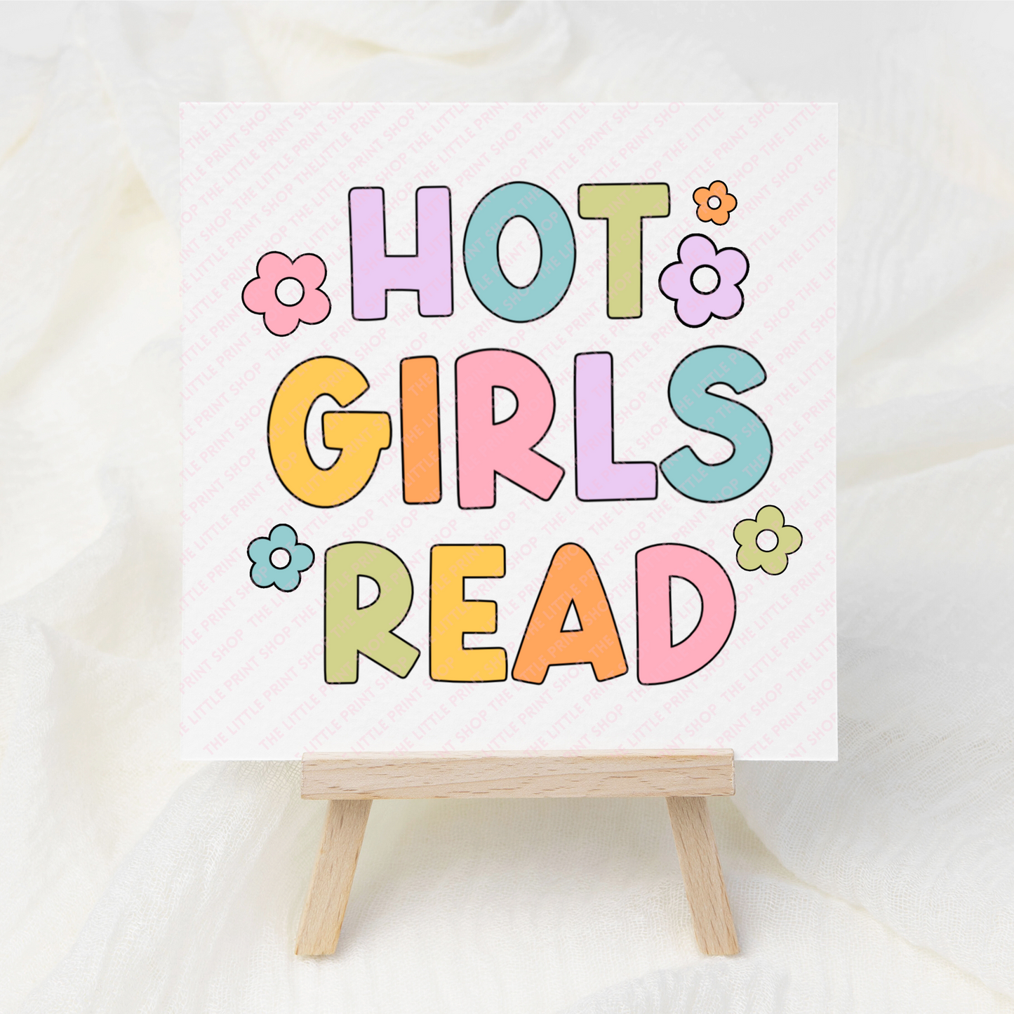 Hot Girls Read - UV DTF 3 inch Decals