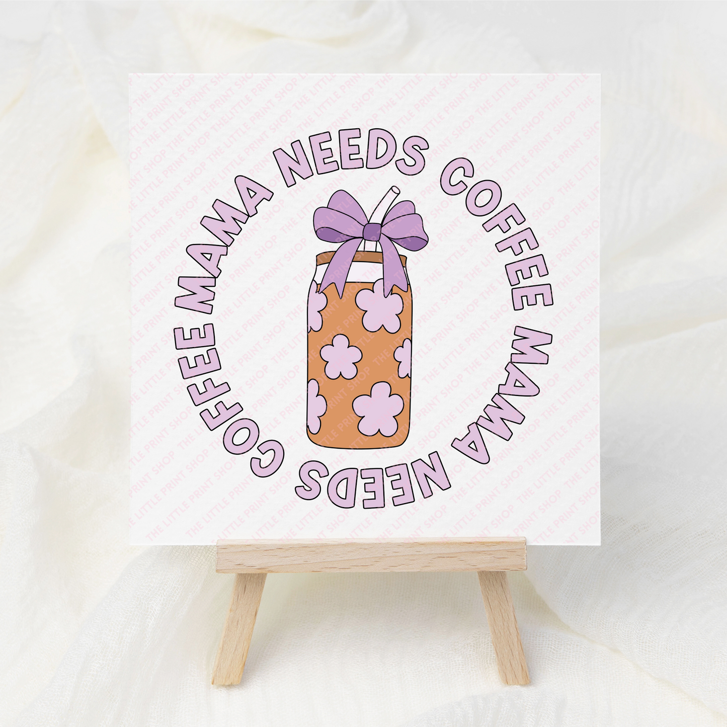 Needs Coffee - UV DTF 3 inch Decals