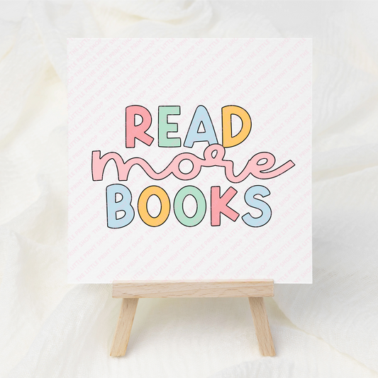 More Books - UV DTF 3 inch Decals