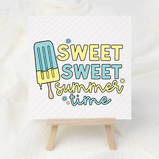 Sweet Summer Time - UV DTF 3 inch Decals