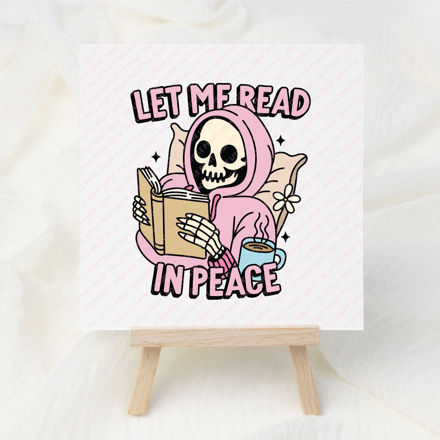 Read In Peace - UV DTF 3 inch Decals