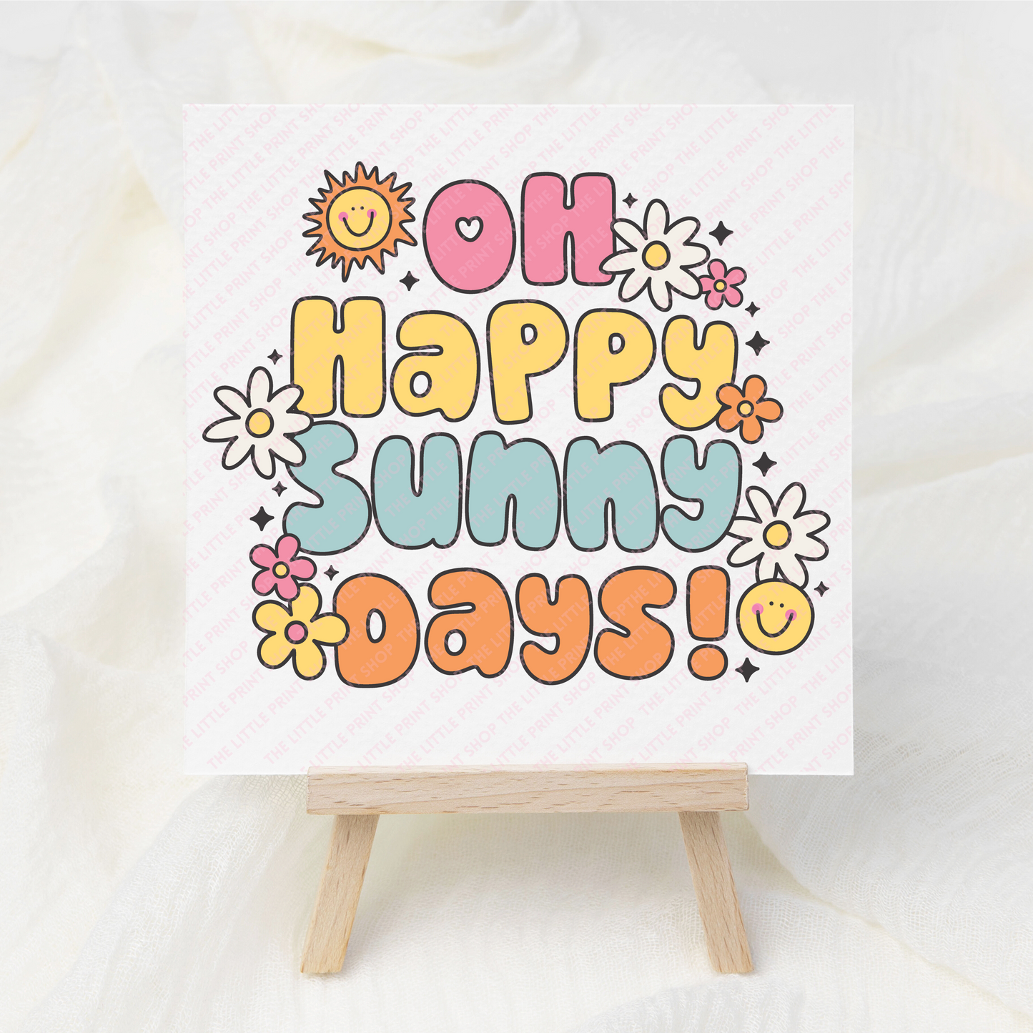 Happy Days - UV DTF 3 inch Decals