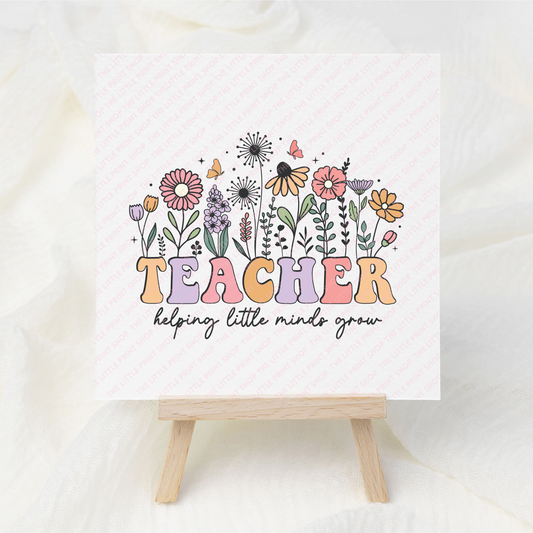 TEACHER - UV DTF 3 inch Decals