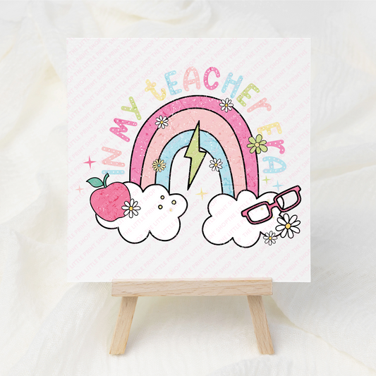 Teacher Era - UV DTF 3 inch Decals