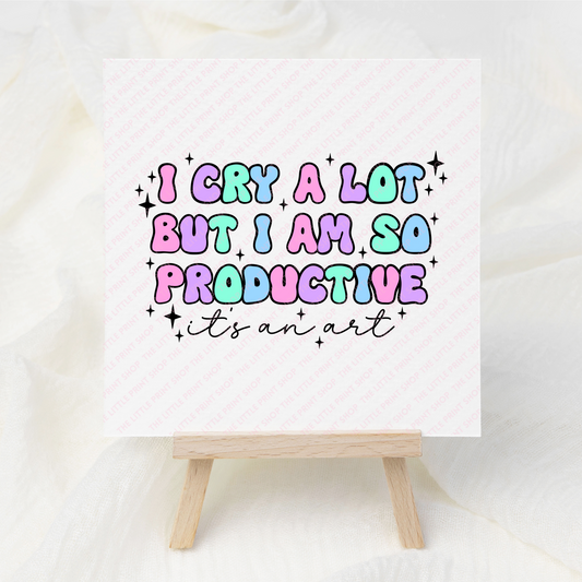 Cry Alot - UV DTF 3 inch Decals