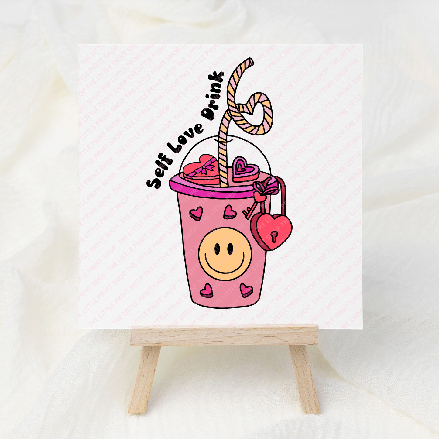 Self Love Drink - UV DTF 3 inch Decals