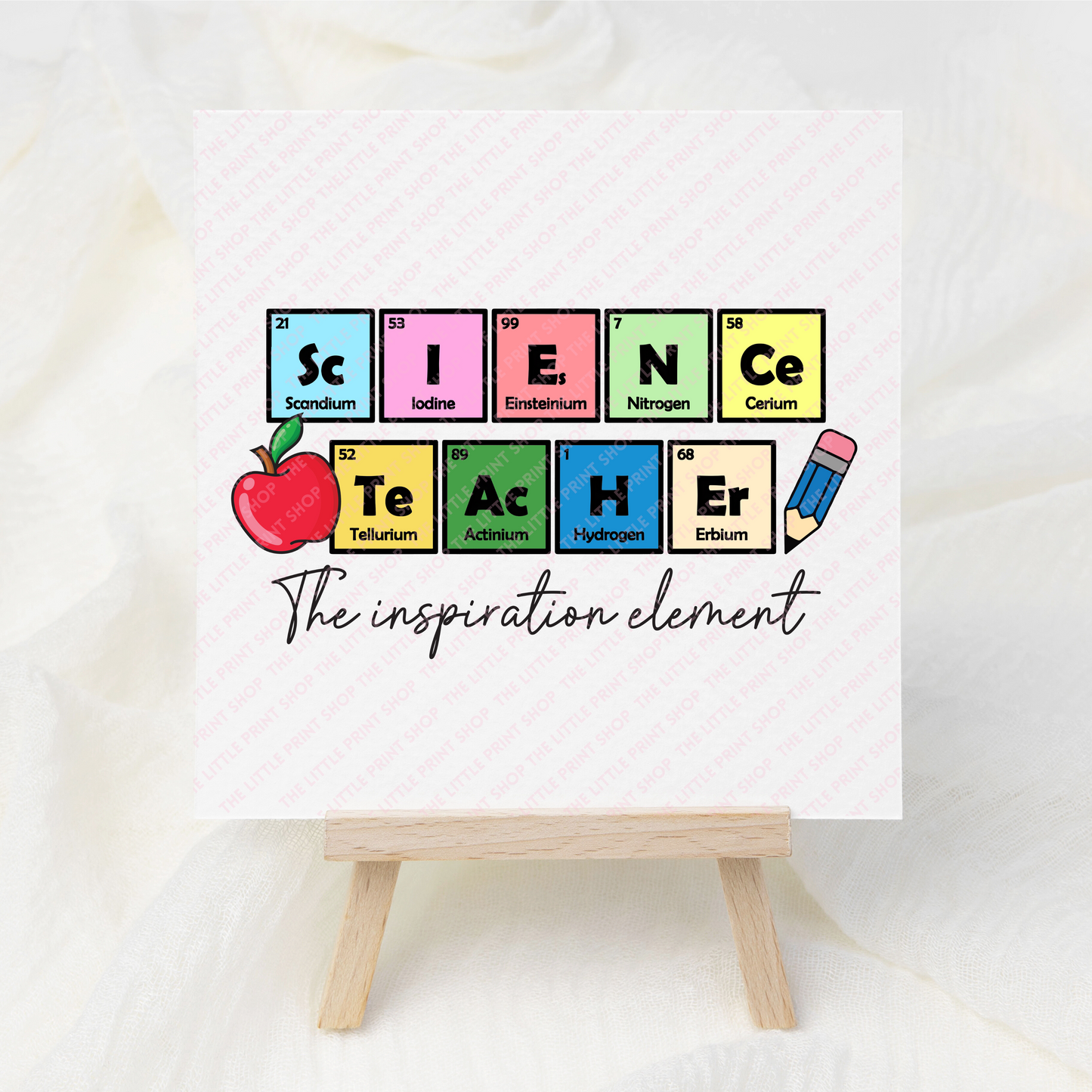 Science Teacher - UV DTF 3 inch Decals