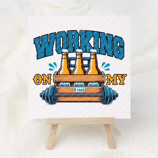 Working On 6 Pack - UV DTF 3 inch Decals