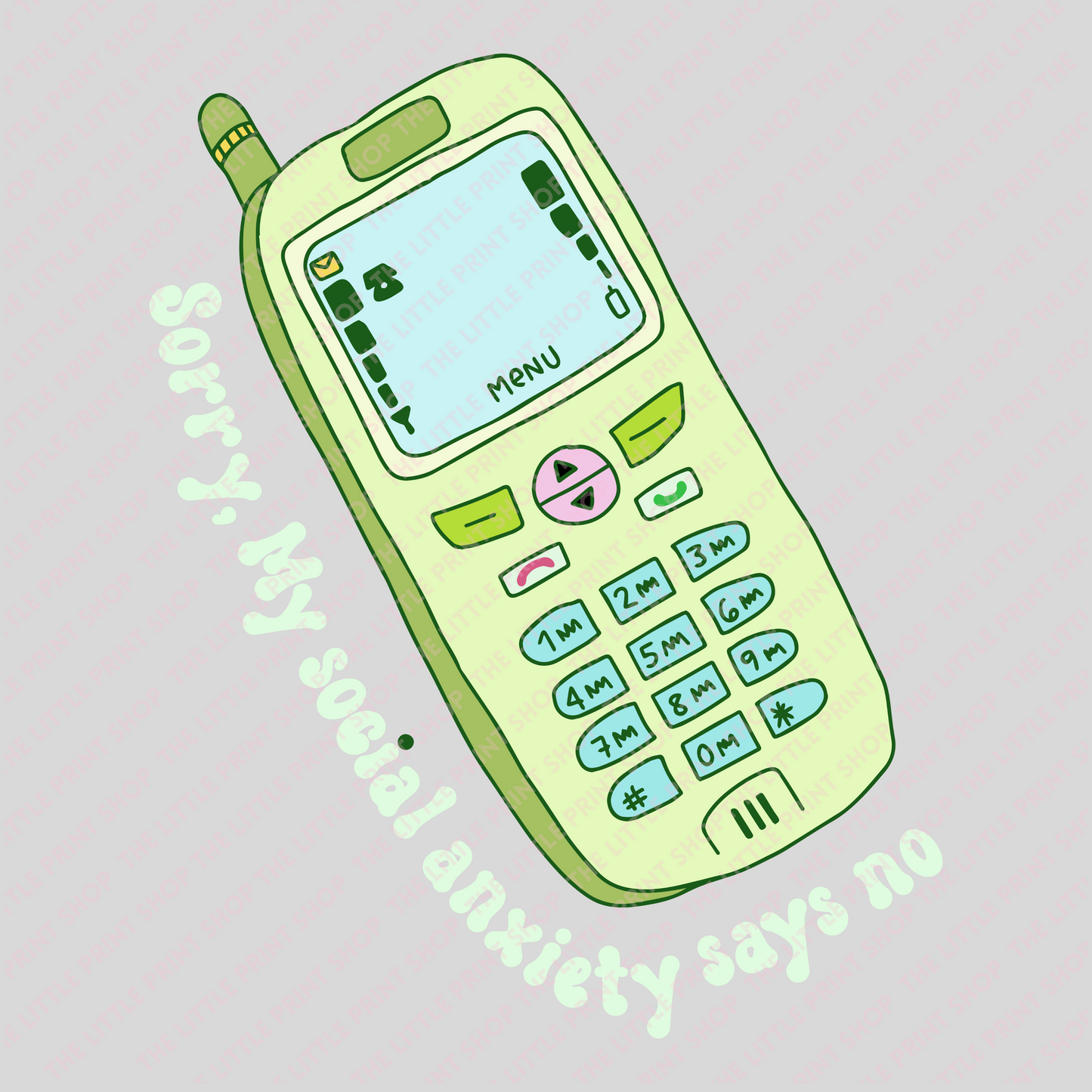 Cell Phone - UV DTF 3 inch Decals