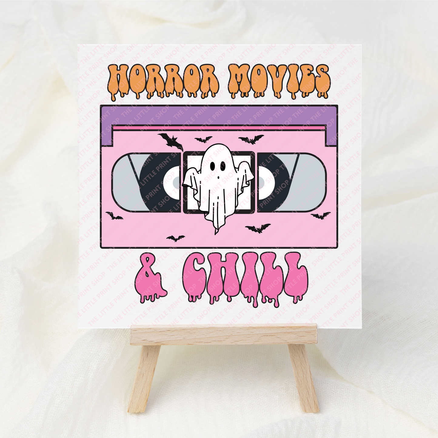 Horror Movies & Chill - UV DTF 3 inch Decal