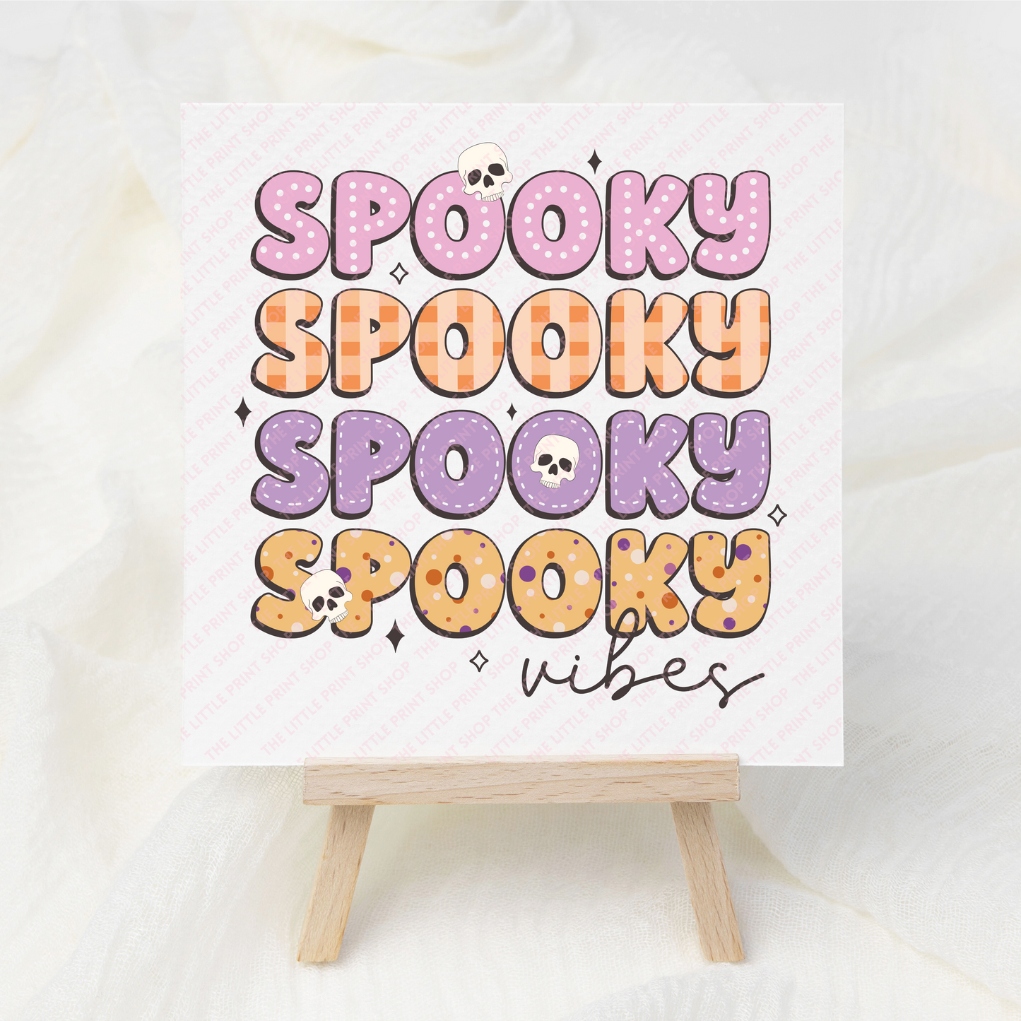 Spooky Vibes - UV DTF 3 inch Decal