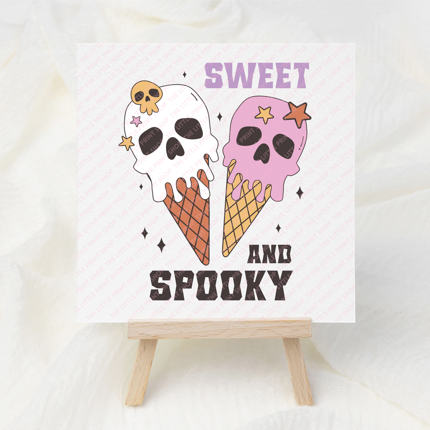 Sweet & Spooky - UV DTF 3 inch Decal