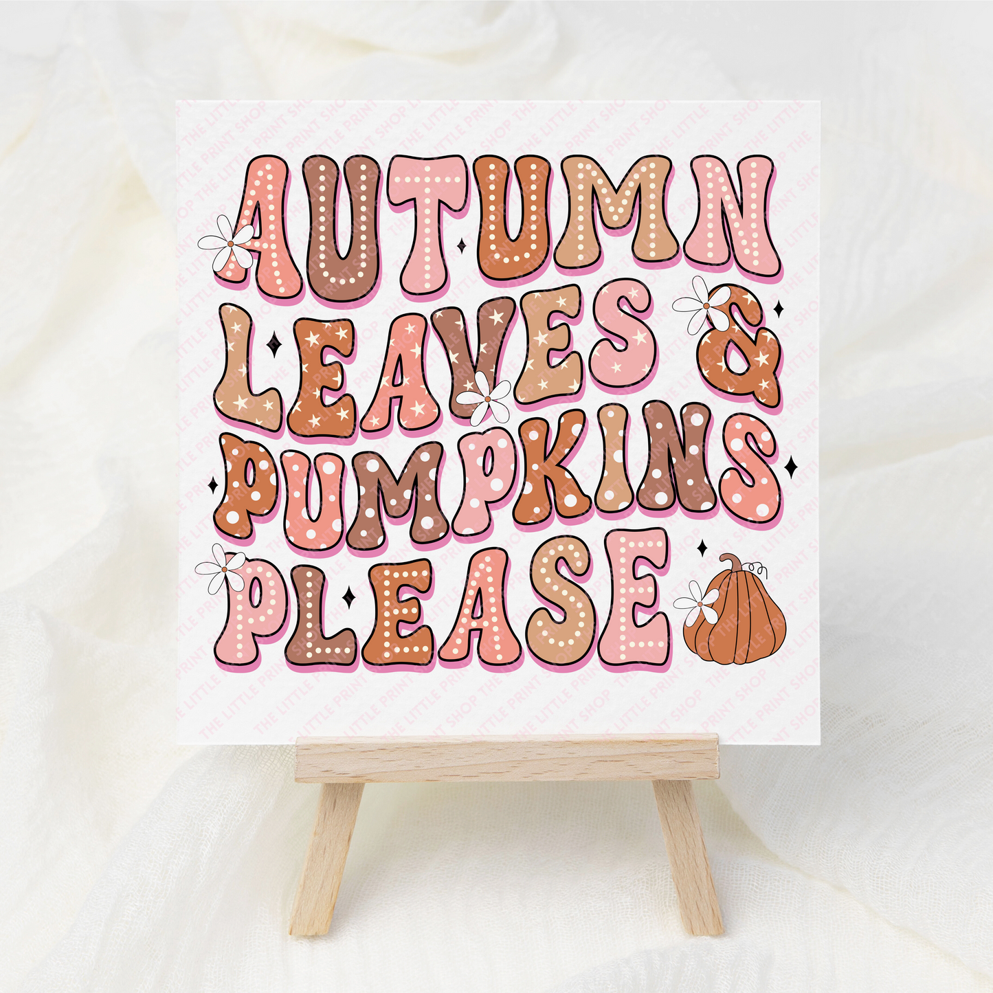 Autumn Leaves - UV DTF 3 inch Decal