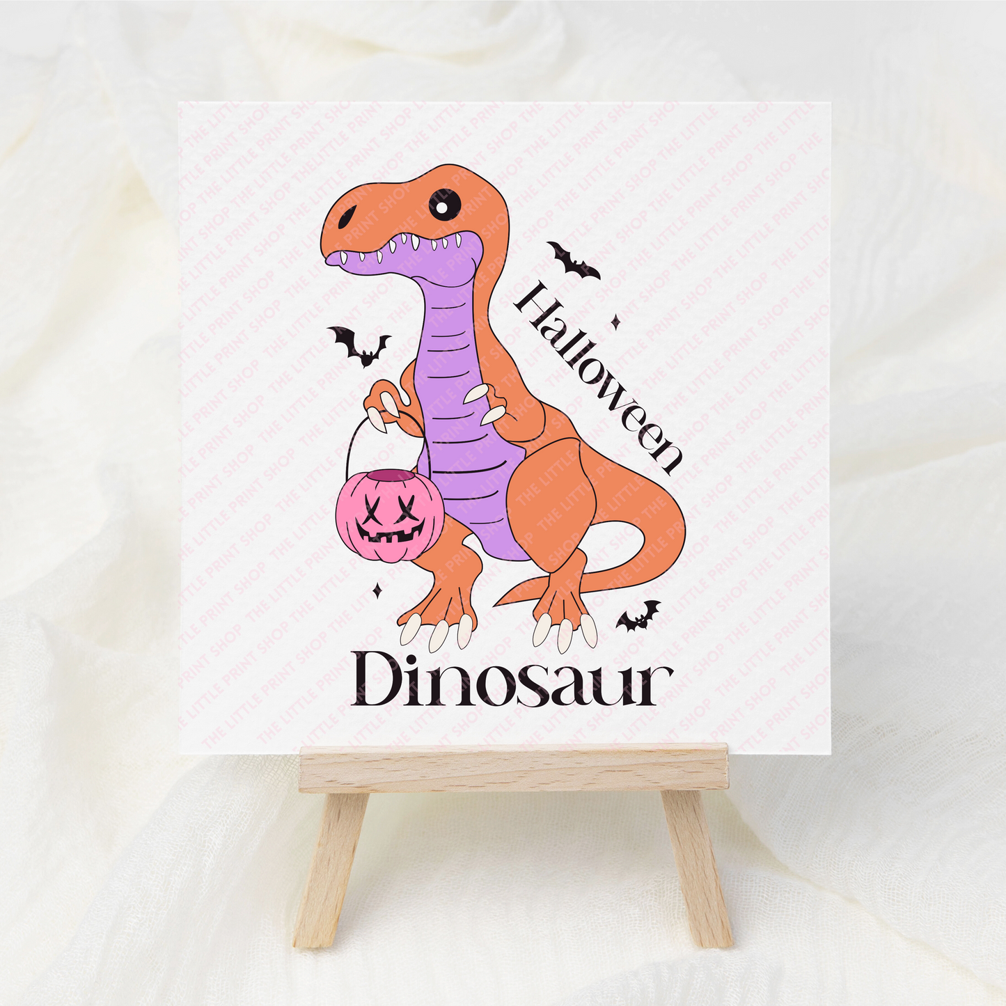 Dinosaur Halloween - UV DTF 3 inch Decal