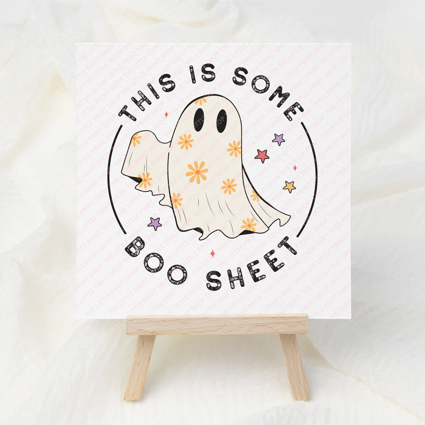 Boo Sheet - UV DTF 3 inch Decal