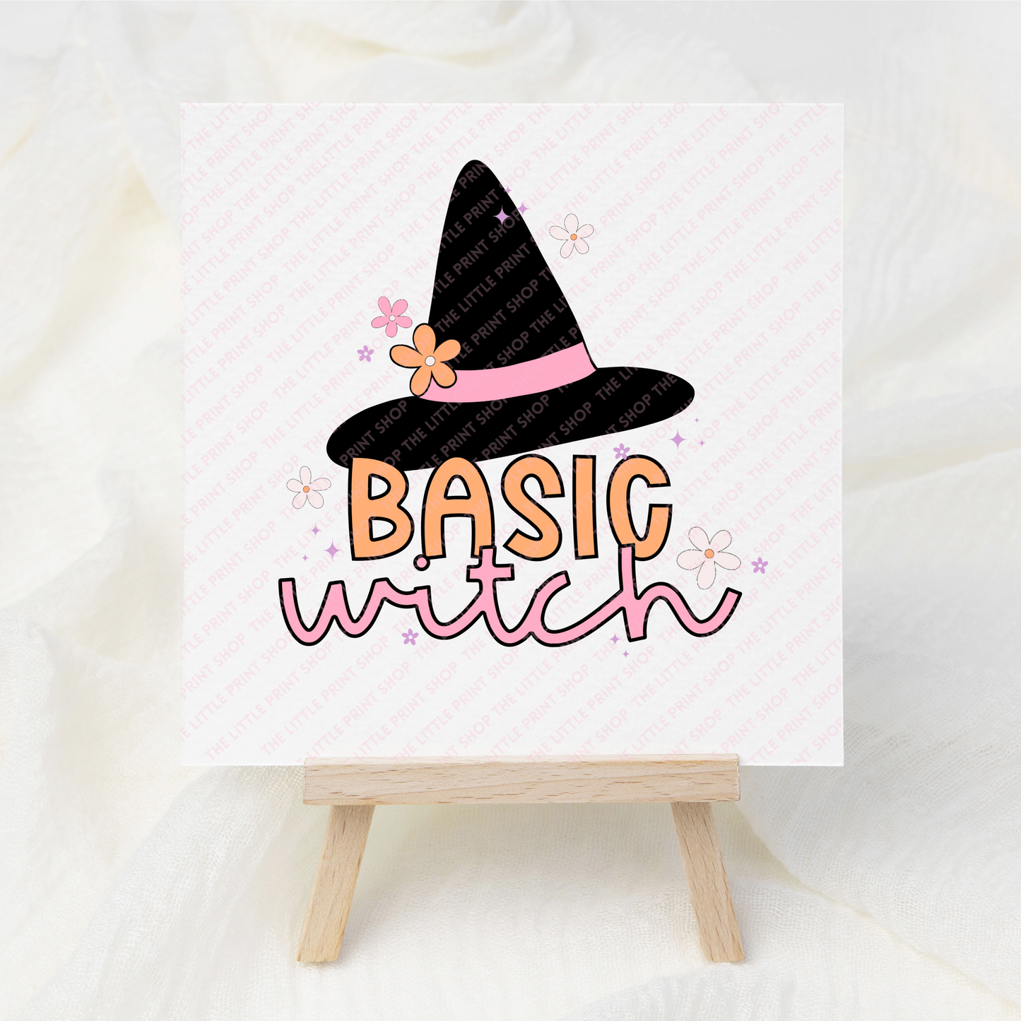 Basic Witch - UV DTF 3 inch Decal