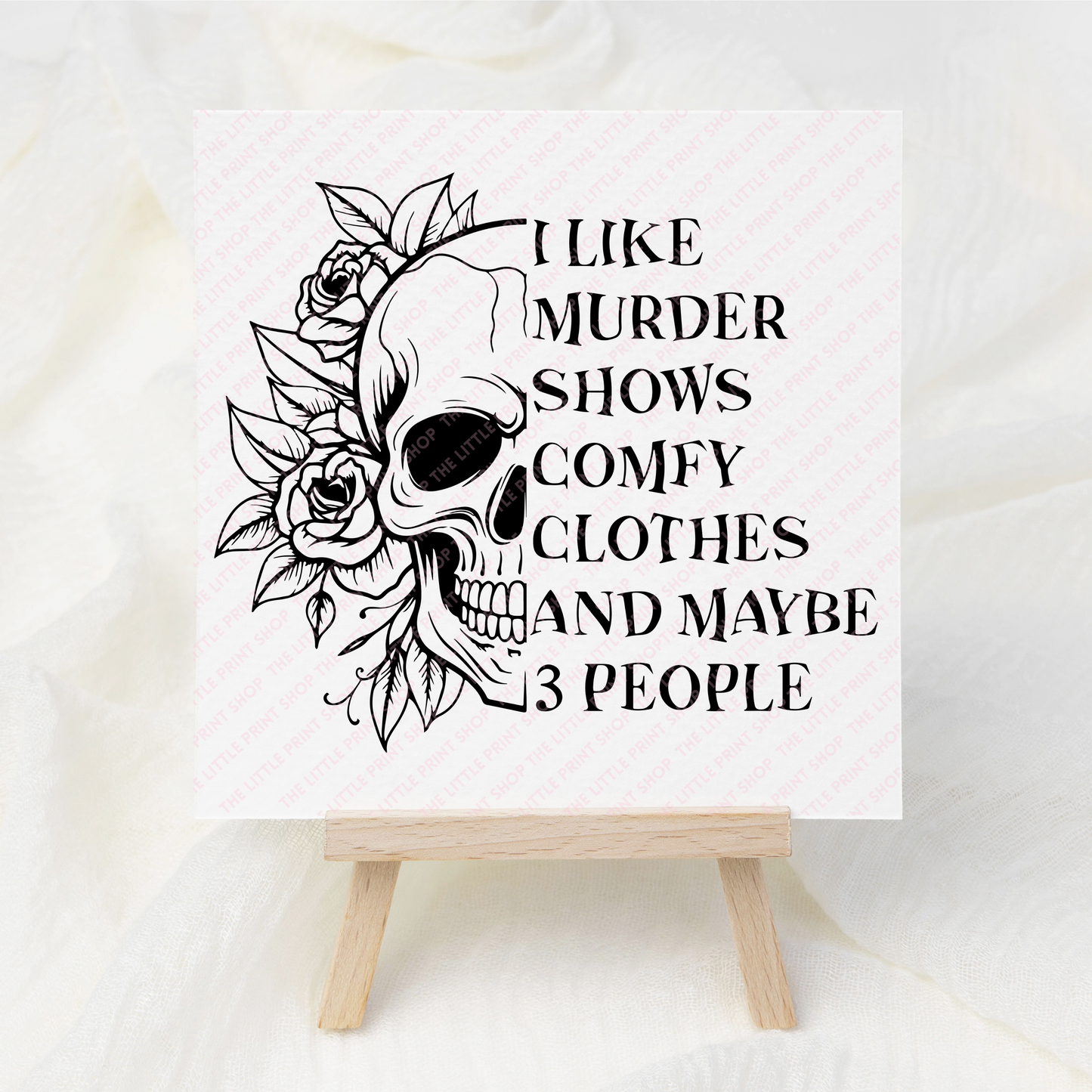 Murder Shows - UV DTF 3 inch Decal