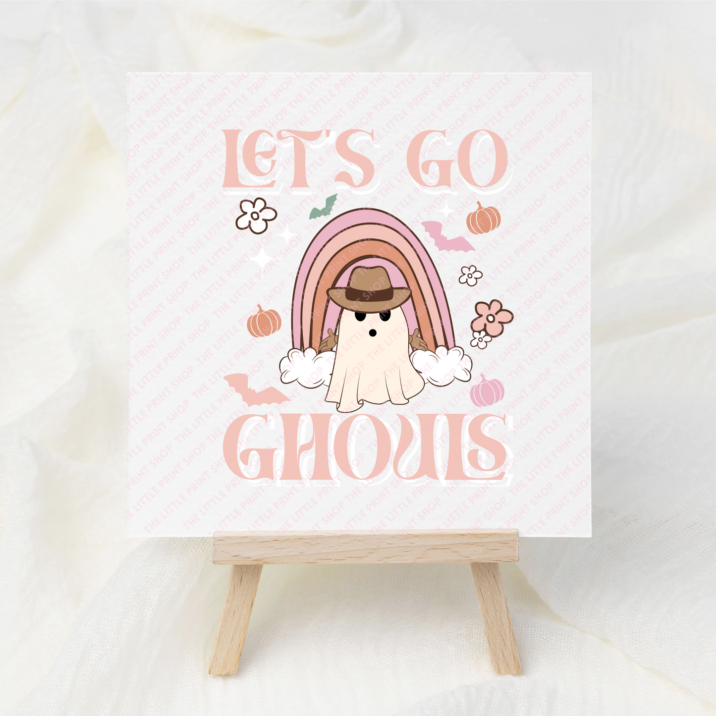Let's Go Ghouls - UV DTF 3 inch Decal