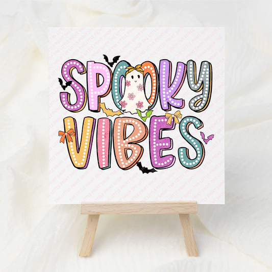 Spooky Vibes - UV DTF 3 inch Decal
