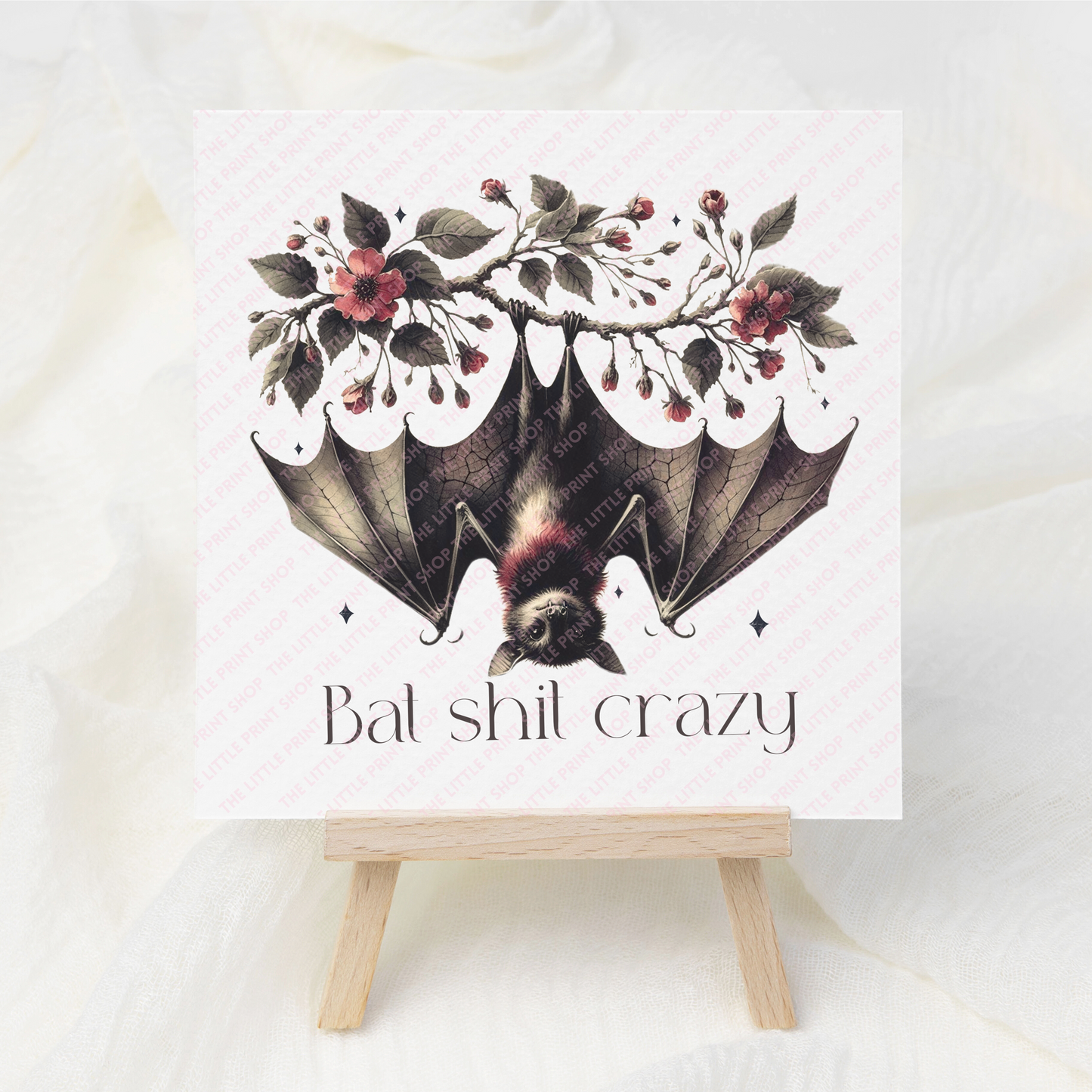 Bat Shit - UV DTF 3 inch Decal