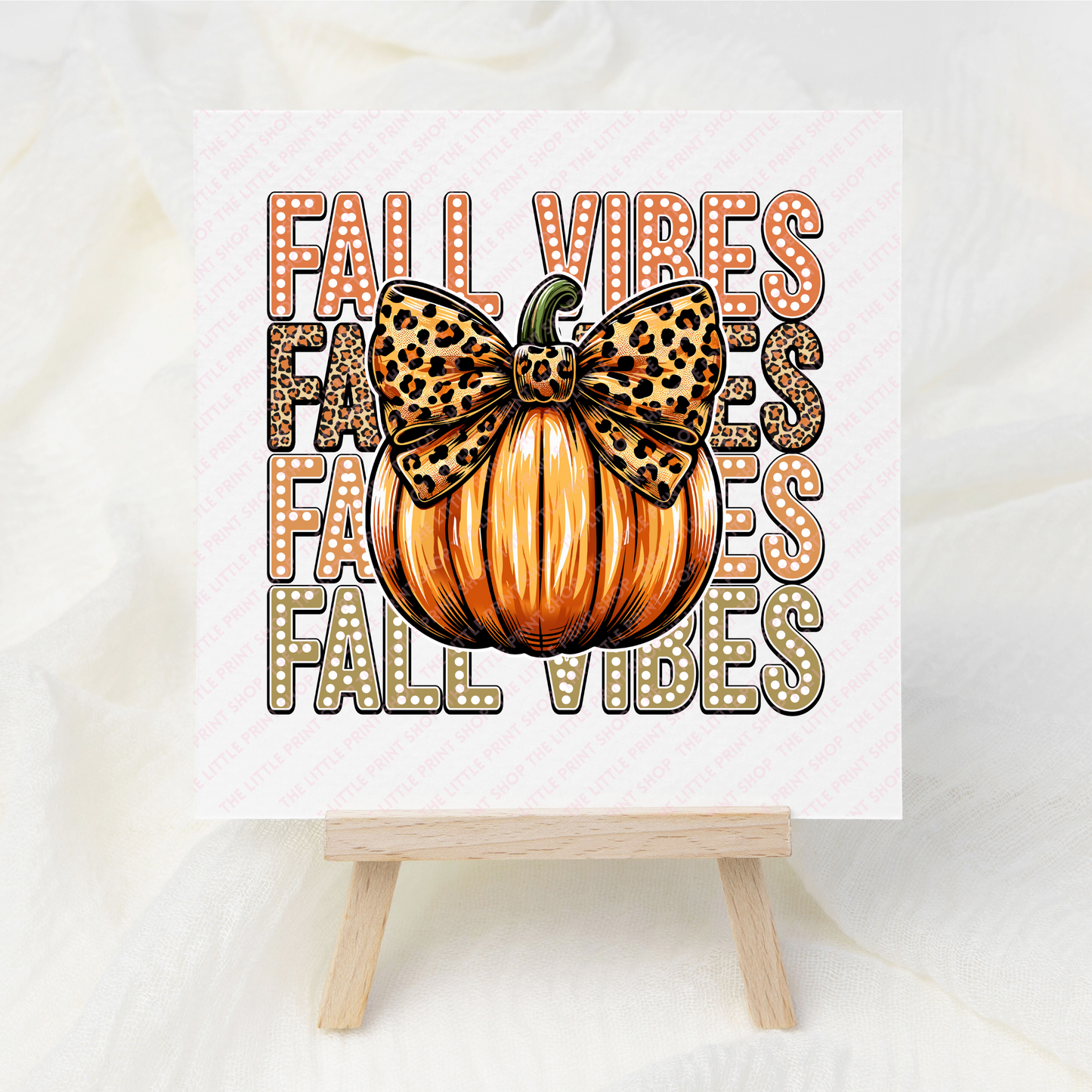 Fall Vibes - UV DTF 3 inch Decal