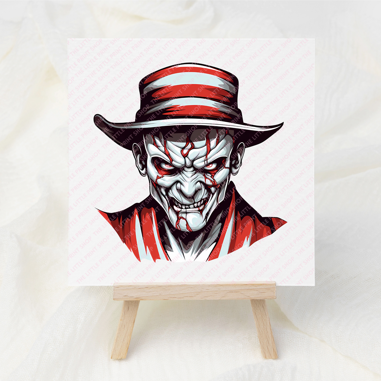 Scary Face - UV DTF 3 inch Decal