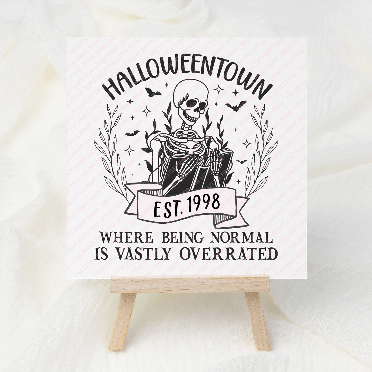 Halloween Town - UV DTF 3 inch Decal