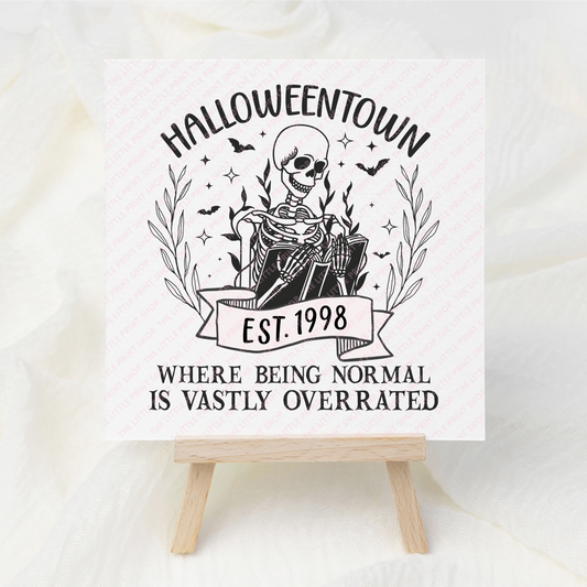 Halloween Town - UV DTF 3 inch Decal
