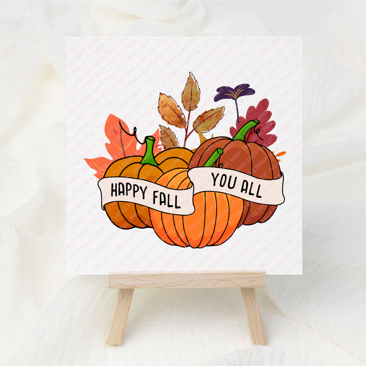 Happy Fall - UV DTF 3 inch Decal