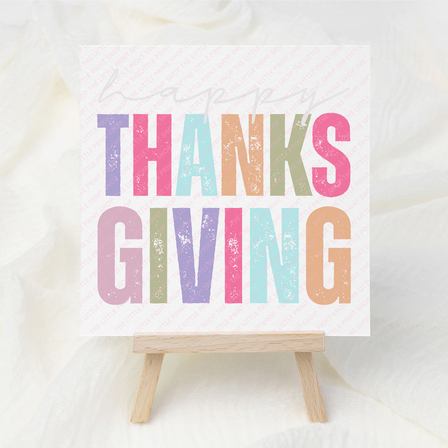 Thanks Giving - UV DTF 3 inch Decal